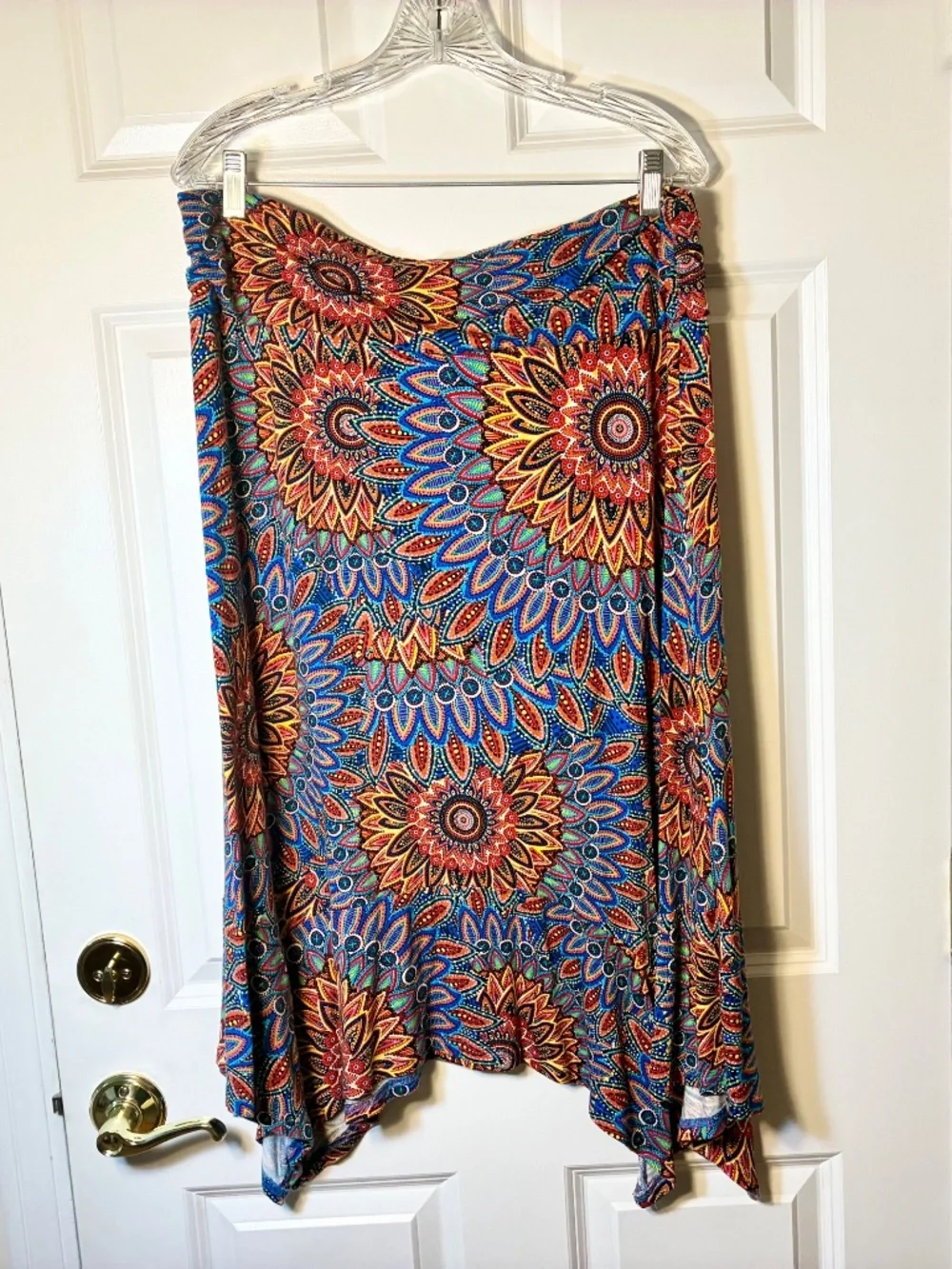 PrinStory Handkerchief Hem Skirt